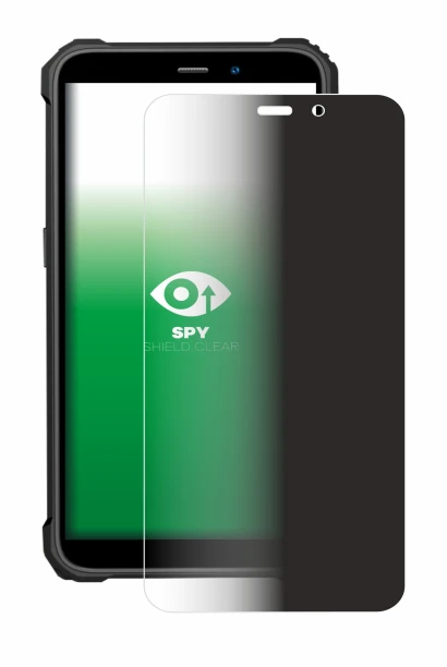 Image de l'appareil Oukitel WP32 avec une grande variété de protections d'écran.