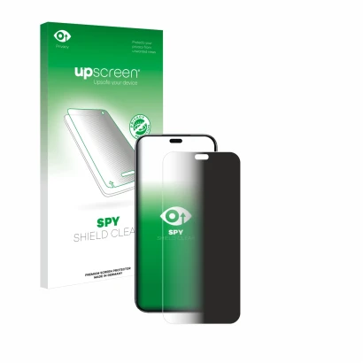 Face avant d’un emballage produit avec le logo de la marque upscreen. À côté, l’appareil Honor 200 Lite est représenté avec la