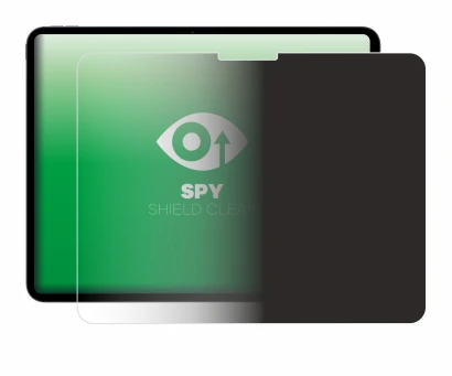 Image de l'appareil Apple iPad Pro 13" 2024 (en paysage) avec une grande variété de protections d'écran.