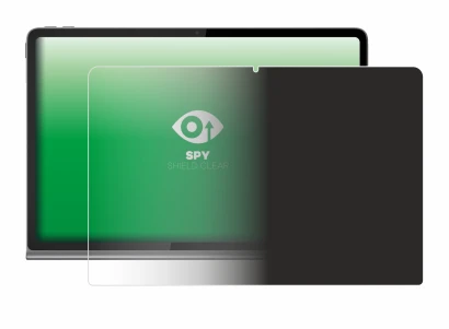 Image de l'appareil Lenovo Tab Plus avec une grande variété de protections d'écran.