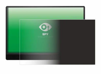 Image de l'appareil MSI Pro MP161 E2 avec une grande variété de protections d'écran.