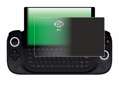 Image de l'appareil Ayaneo Slide avec une grande variété de protections d'écran.