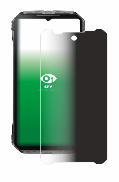 Image de l'appareil Doogee V40 Pro avec une grande variété de protections d'écran.