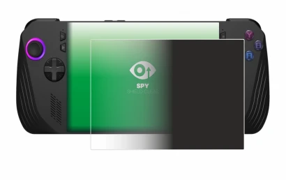 Image de l'appareil ASUS ROG Ally X (2024) avec une grande variété de protections d'écran.