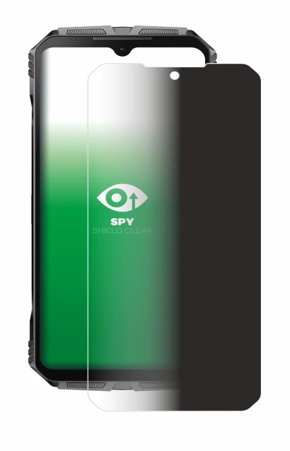 Image de l'appareil Doogee S Cyber avec une grande variété de protections d'écran.