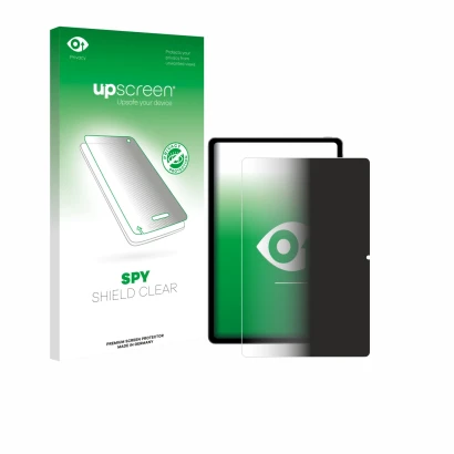 Face avant d’un emballage produit avec le logo de la marque upscreen. À côté, l’appareil Xiaomi Redmi Pad SE 11 est représenté