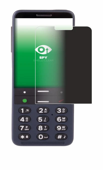 Image de l'appareil BlindShell Classic 3 avec une grande variété de protections d'écran.