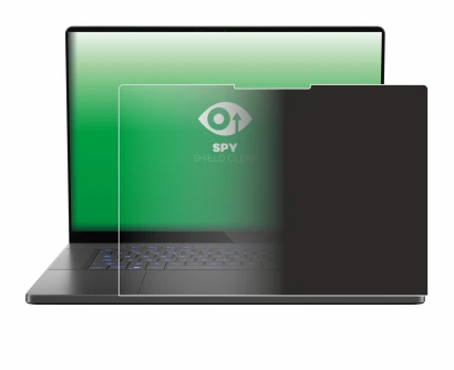 Image de l'appareil ASUS ROG Zephyrus G16 2025 avec une grande variété de protections d'écran.