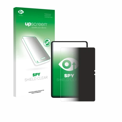 Face avant d’un emballage produit avec le logo de la marque upscreen. À côté, l’appareil Blackview MEGA 3 est représenté avec 