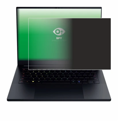 Image de l'appareil Razer Blade 14 2025 avec une grande variété de protections d'écran.