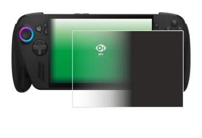 Image de l'appareil ASUS ROG Ally X 2025 avec une grande variété de protections d'écran.