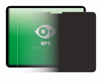 Image de l'appareil Apple iPad Pro 13" 2025 (en paysage) avec une grande variété de protections d'écran.