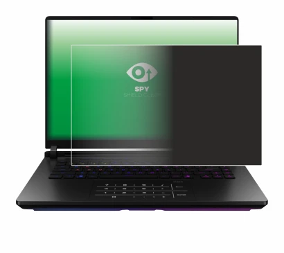 Image de l'appareil ASUS ROG Strix SCAR 18 2025 avec une grande variété de protections d'écran.