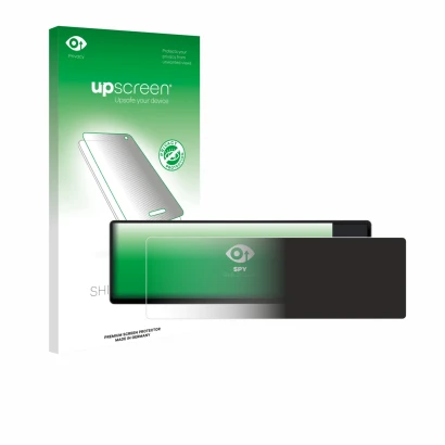 Face avant d’un emballage produit avec le logo de la marque upscreen. À côté, l’appareil Corsair Xeneon Edge 14.5" est représe