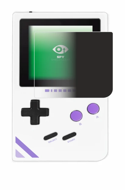 Image de l'appareil Modretro Chromatic avec une grande variété de protections d'écran.