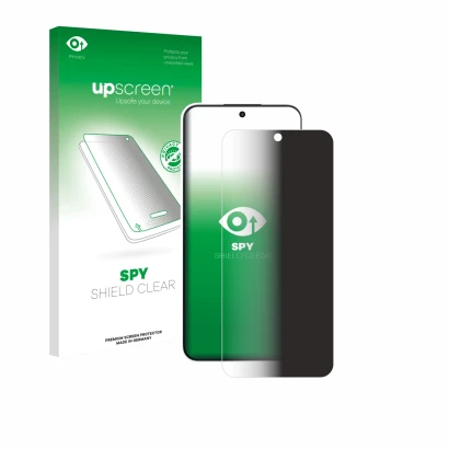 Face avant d’un emballage produit avec le logo de la marque upscreen. À côté, l’appareil Oppo A6s Pro est représenté avec la p