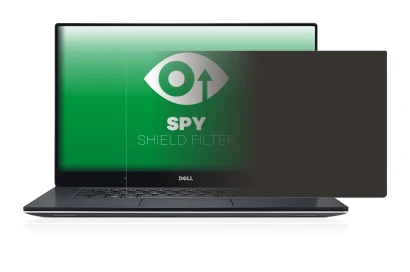 Image de l'appareil Dell XPS 15 9560 avec une grande variété de protections d'écran.