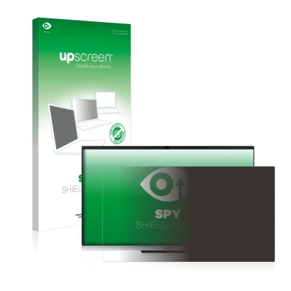 Face avant d’un emballage produit avec le logo de la marque upscreen. À côté, l’appareil Acer Aspire C24-963 est représenté av