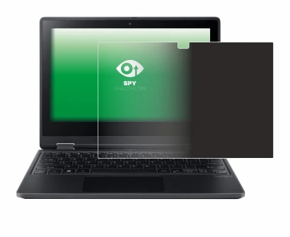 Image de l'appareil Acer TravelMate Spin B3 avec une grande variété de protections d'écran.