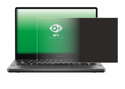 Image de l'appareil ASUS ROG Zephyrus G14 GA401 avec une grande variété de protections d'écran.