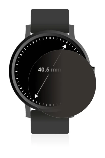 Image de l'appareil Montres (Circulaire, ø: 40.5 mm) avec une grande variété de protections d'écran.