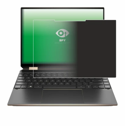 Image de l'appareil HP Spectre x360 (14-eX) 2021 avec une grande variété de protections d'écran.