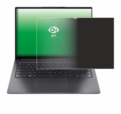 Image de l'appareil Lenovo Yoga Slim 7 Pro 14" avec une grande variété de protections d'écran.