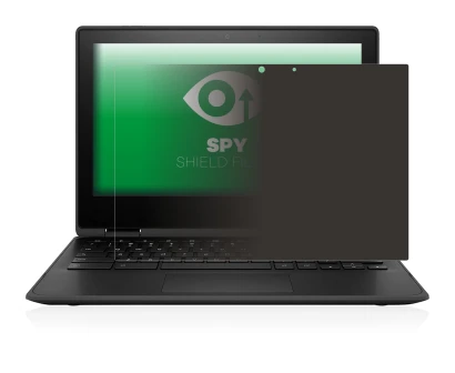 Image de l'appareil HP Chromebook x360 11 G3 avec une grande variété de protections d'écran.