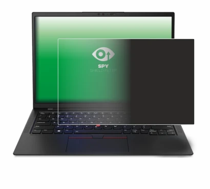 Image de l'appareil Lenovo ThinkPad X1 Carbon 14" Gen 11 avec une grande variété de protections d'écran.