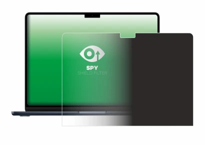 Image de l'appareil Apple MacBook Air 13" M3 2024 avec une grande variété de protections d'écran.