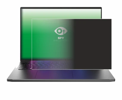 Image de l'appareil Acer Swift Go 16 avec une grande variété de protections d'écran.