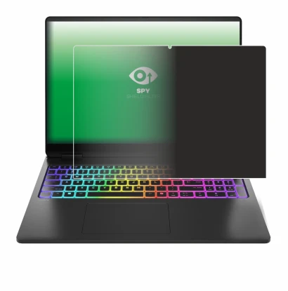 Image de l'appareil HP Omen Max 16 avec une grande variété de protections d'écran.