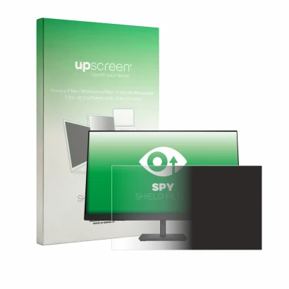 Face avant d’un emballage produit avec le logo de la marque upscreen. À côté, l’appareil HP 27m 3WL48AA est représenté avec la