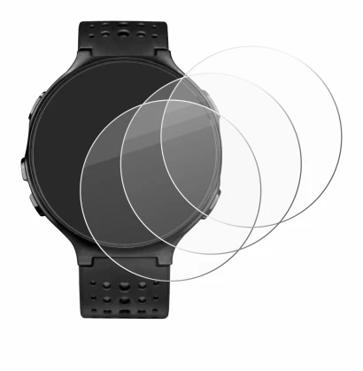 Image de l'appareil Garmin Forerunner 235 avec une grande variété de protections d'écran.