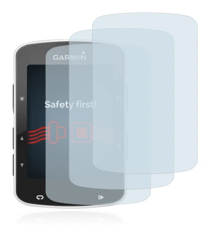 Image de l'appareil Garmin Edge 820 avec une grande variété de protections d'écran.