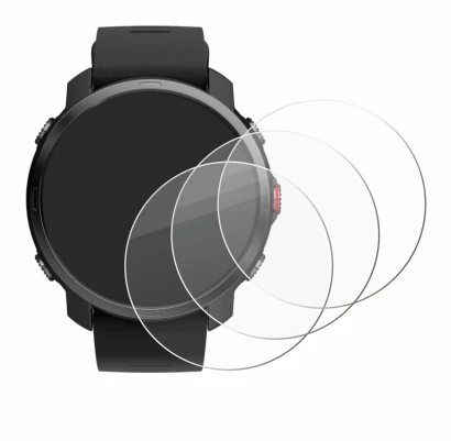 Image de l'appareil Polar Grit X avec une grande variété de protections d'écran.