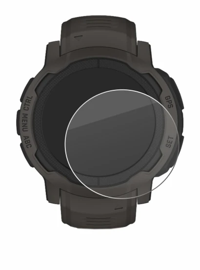 Image de l'appareil Garmin Instinct 2 avec une grande variété de protections d'écran.