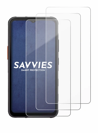 Image de l'appareil Samsung Galaxy XCover 7 avec une grande variété de protections d'écran.