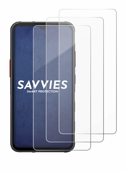 Image de l'appareil Samsung Galaxy XCover 7 Enterprise Edition avec une grande variété de protections d'écran.