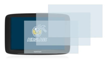 Image de l'appareil TomTom Start 62 avec une grande variété de protections d'écran.