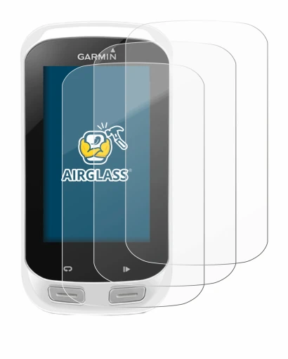 Image de l'appareil Garmin Edge Explore 1000 avec une grande variété de protections d'écran.