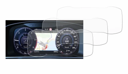 Image de l'appareil Volkswagen Golf 7 Active Info Chockpit 12.3" avec une grande variété de protections d'écran.