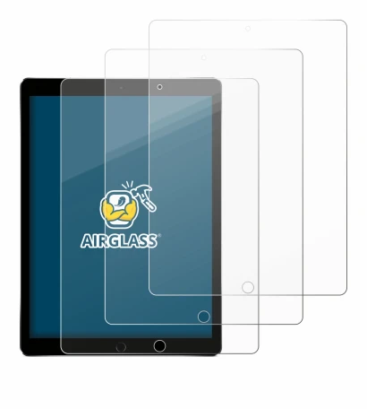 Image de l'appareil Apple iPad Pro 12.9" 2017 (2e Gen.) avec une grande variété de protections d'écran.