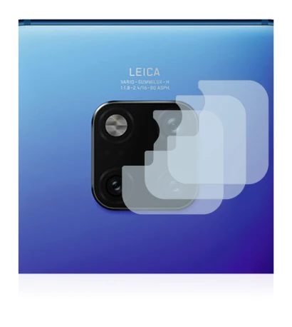 Image de l'appareil Huawei Mate 20 Pro (Caméra UNIQUEMENT) avec une grande variété de protections d'écran.