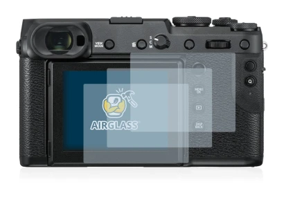 Image de l'appareil Fujifilm GFX 50R avec une grande variété de protections d'écran.