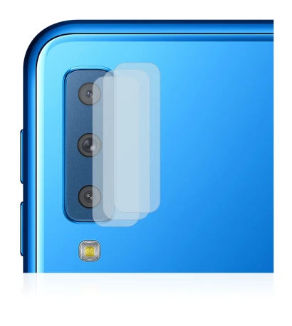 Image de l'appareil Samsung Galaxy A7 2018 (Caméra UNIQUEMENT) avec une grande variété de protections d'écran.