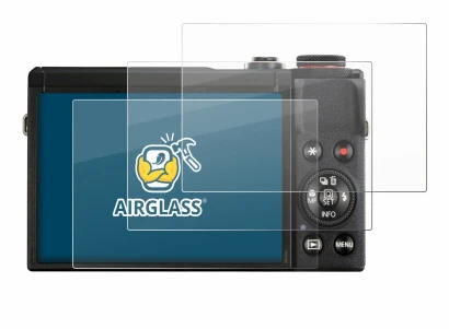 Image de l'appareil Canon PowerShot G7 X Mark III avec une grande variété de protections d'écran.