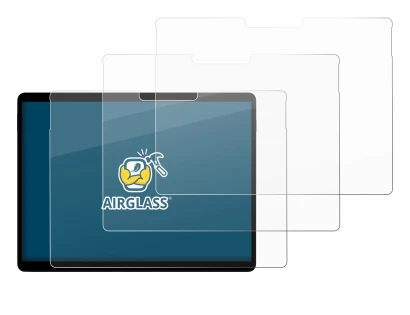 Image de l'appareil Microsoft Surface Pro X avec une grande variété de protections d'écran.