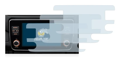 Image de l'appareil Nissan Leaf E Plus Infotainment System avec une grande variété de protections d'écran.