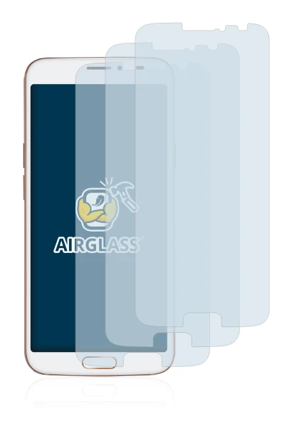 Image de l'appareil Doro 8080 avec une grande variété de protections d'écran.